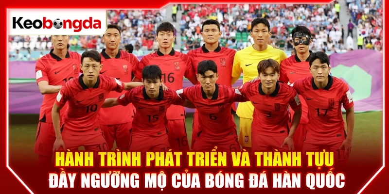 Hành trình phát triển và thành tựu đầy ngưỡng mộ của bóng đá Hàn Quốc